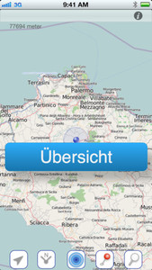Sizilien Offline Karte Screenshot