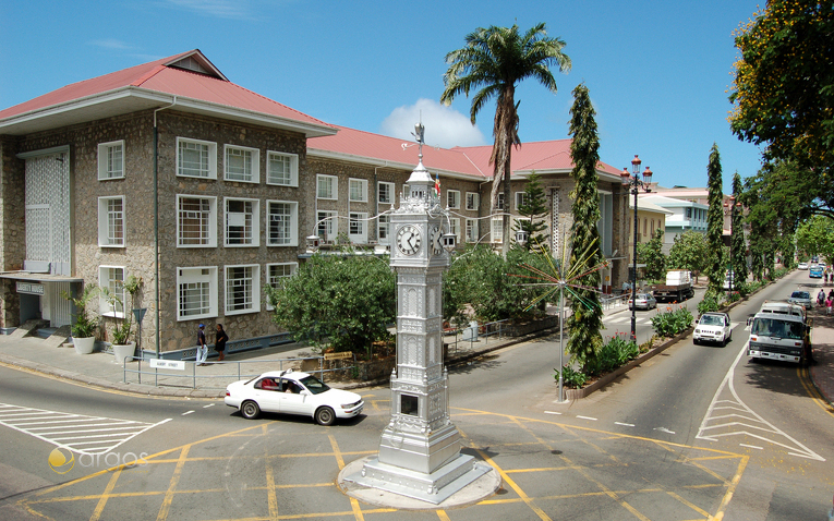 Clock-Tower in Victoria auf Mahe