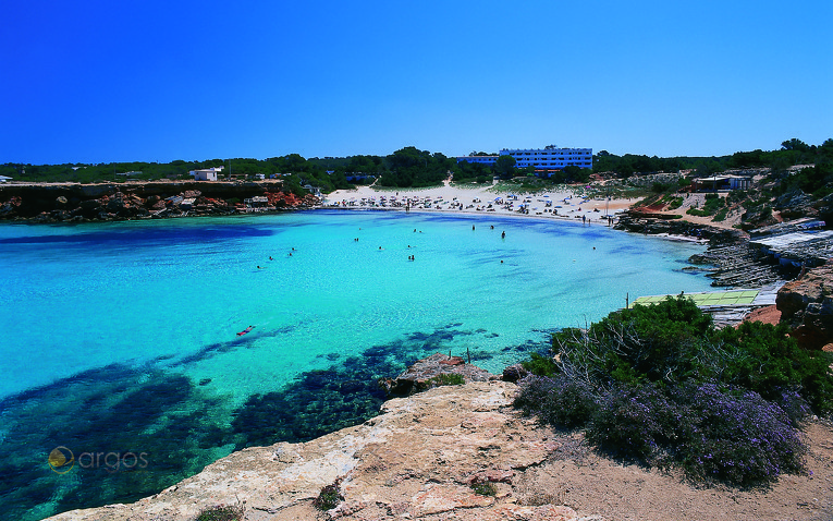 Cala Saona auf der Insel Formentera