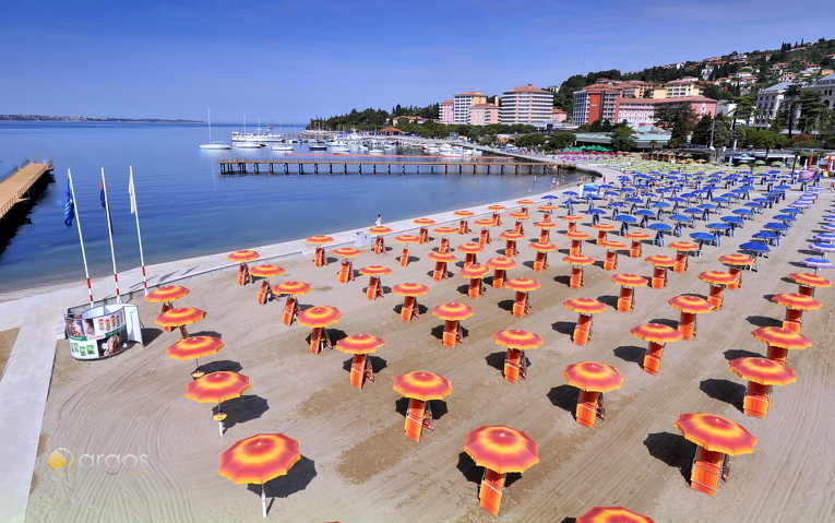 Strand von Portorož