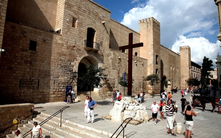 Königspalast Palacio de la Almudaina in Palma de Mallorca