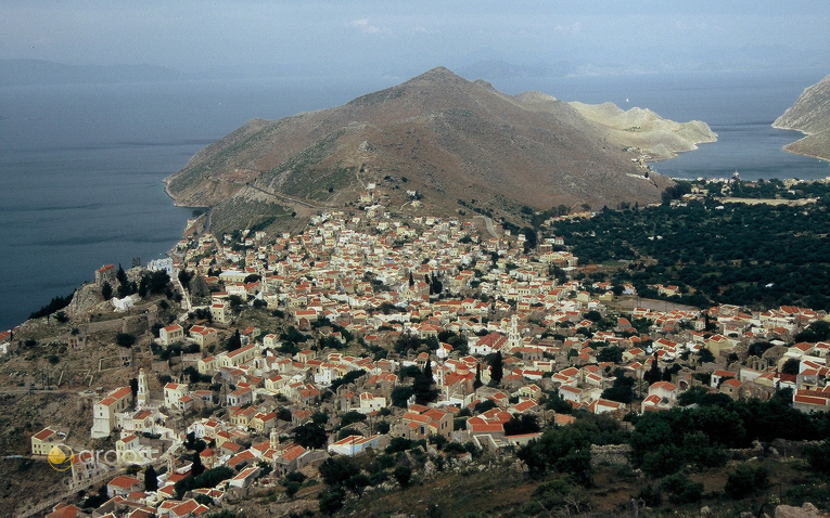 Blick auf die Insel Symi