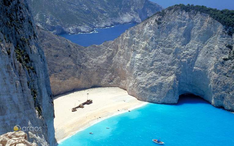 Einsame Bucht auf der Insel Kefalonia