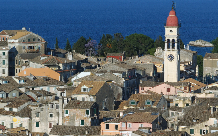 Blick über die Altstadt von Korfu