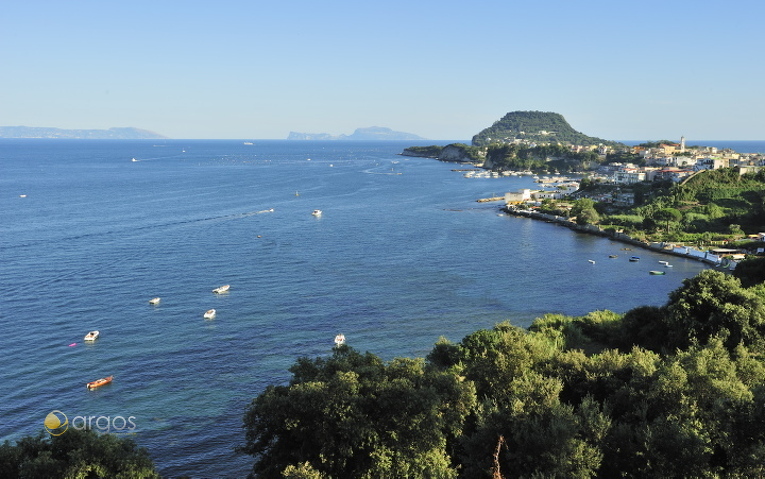 Blick auf die Ortschaft Bacoli