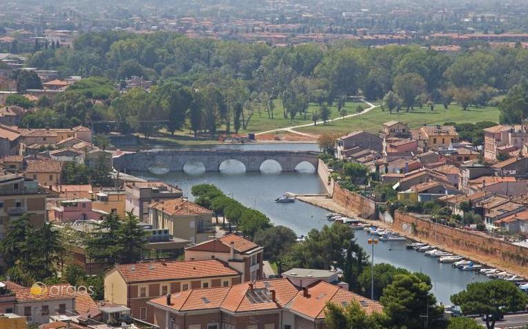 Panorama der Stadt Rimini