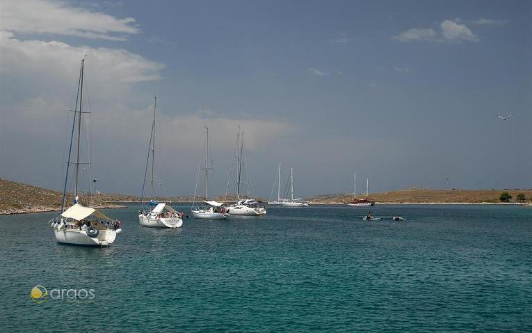 Yachturlauber im Nationalpark Kornaten