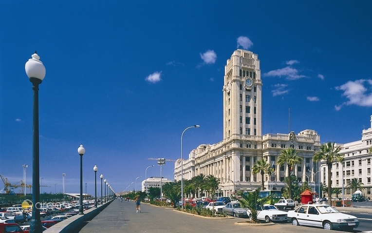 Strandpromenade in Santa Cruz