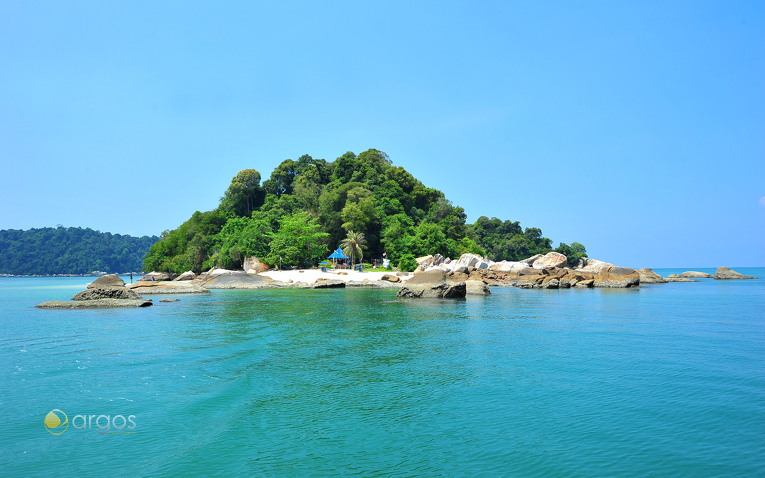 Paradiesische Insel Pulau Giam