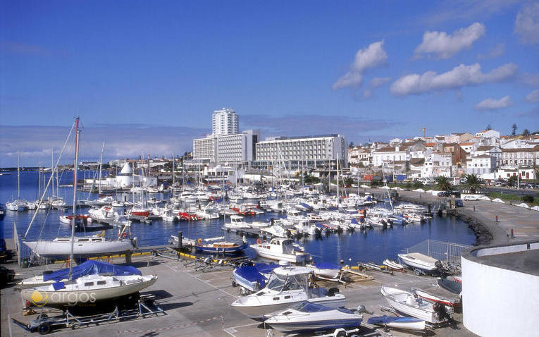 Marina in Ponta Delgada auf San Miguel Island