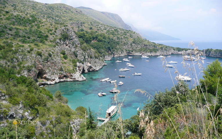 Bucht Infreschi in der Gemeinde Camerota