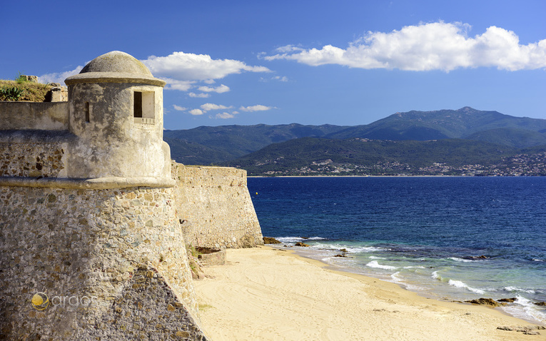 Blick auf die Zitadelle in Ajaccio