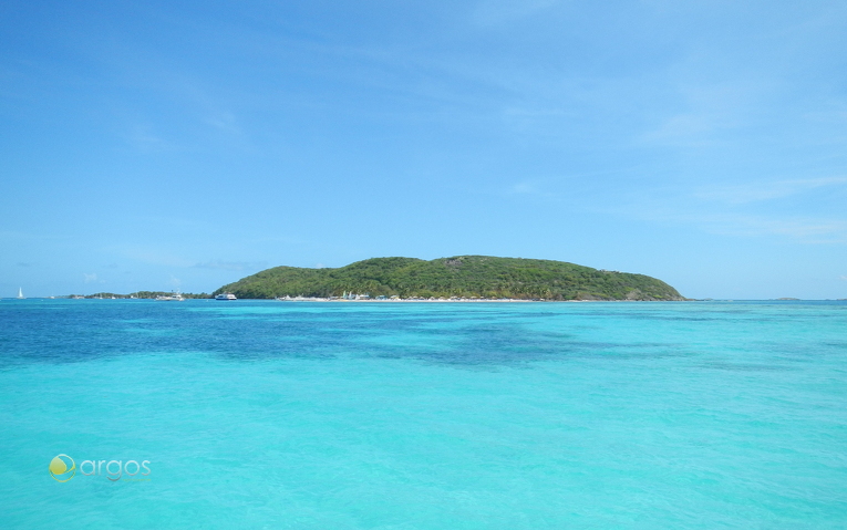 Blick auf die Insel Palomino