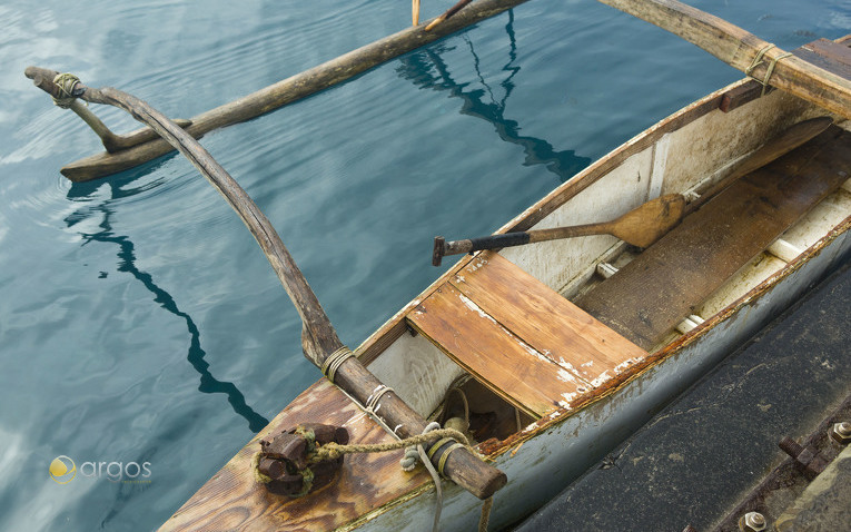 Piroge aus Huahine