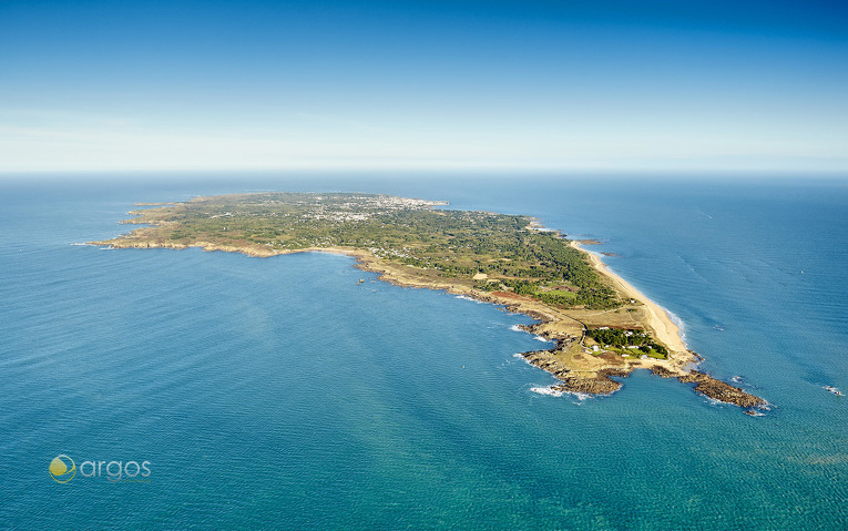 Île d'Yeu aus der Luft