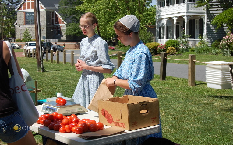 Wochenmarkt in St. Micheals, Chesapeake Bay, Maryland