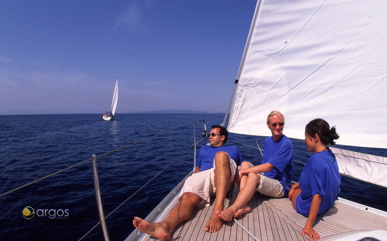 Perfektes Segelwetter vor der italienischen Westküste