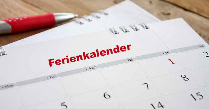 Ferienkalender für die Urlaubsplanung © Sergey Ilin