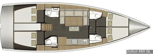 1 Dufour 460 GL  Verfügbar in Griechenland, Türkei, Kroatien, Montenegro, Italien, Frankreich, Balearen, Lee & Windward Islands und Mexiko.