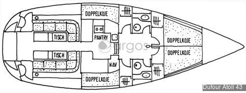 1 Dufour Atoll 43 