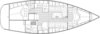 Grundriss Bavaria 34 Cruiser
