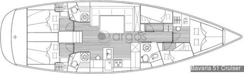 1 Bavaria 51 Cruiser  Verfügbar in Griechenland, Kroatien und Norwegen.