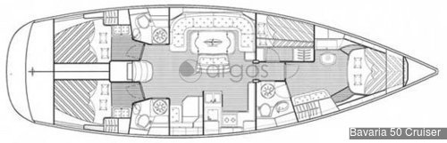 1 Bavaria 50 Cruiser  Verfügbar in Griechenland.