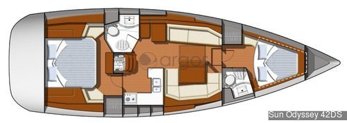 1 Sun Odyssey 42DS  Verfügbar in Norwegen.