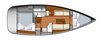 Grundriss Sun Odyssey 33i